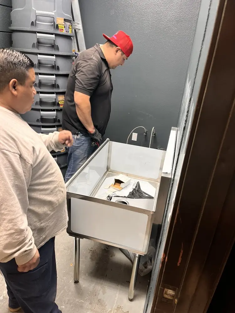 Commercial plumbing and sink installation in Point O'Woods